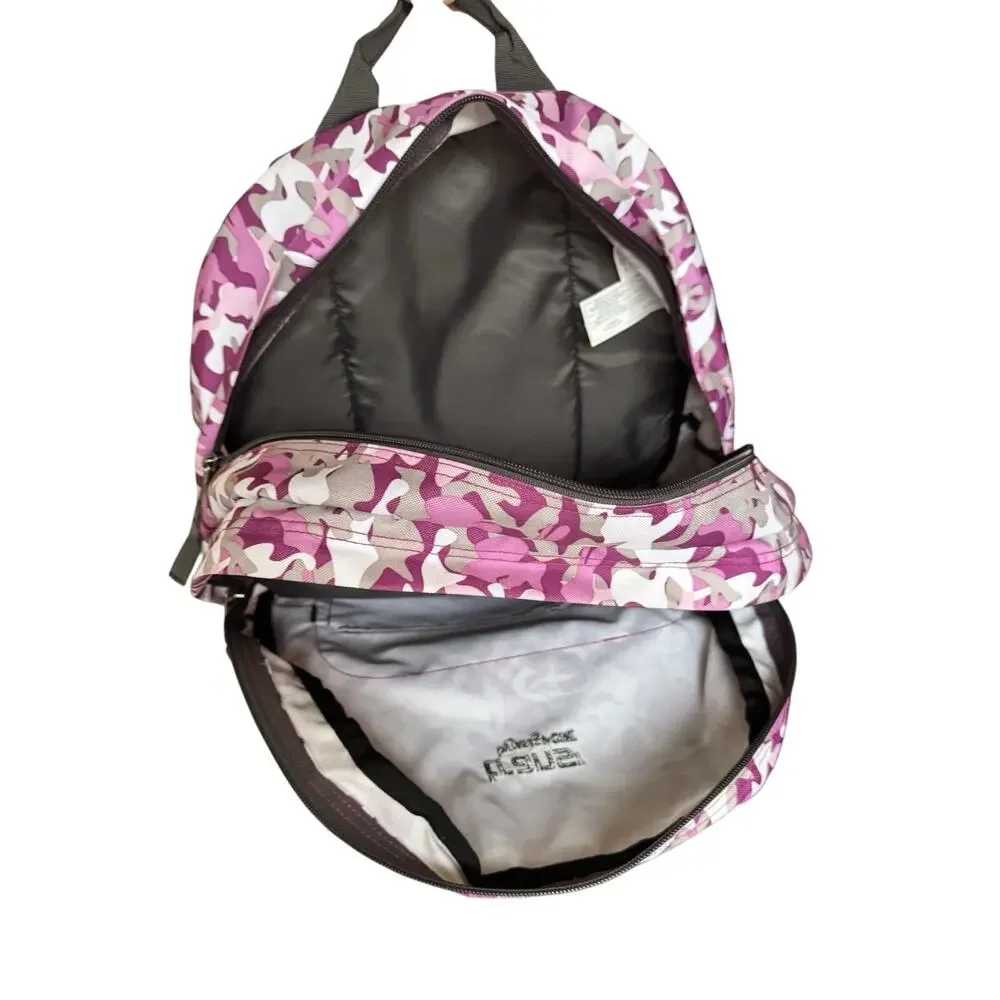 Trans by JanSport Backpack trail School Laptop Purple Pink Pockets Bag travel
